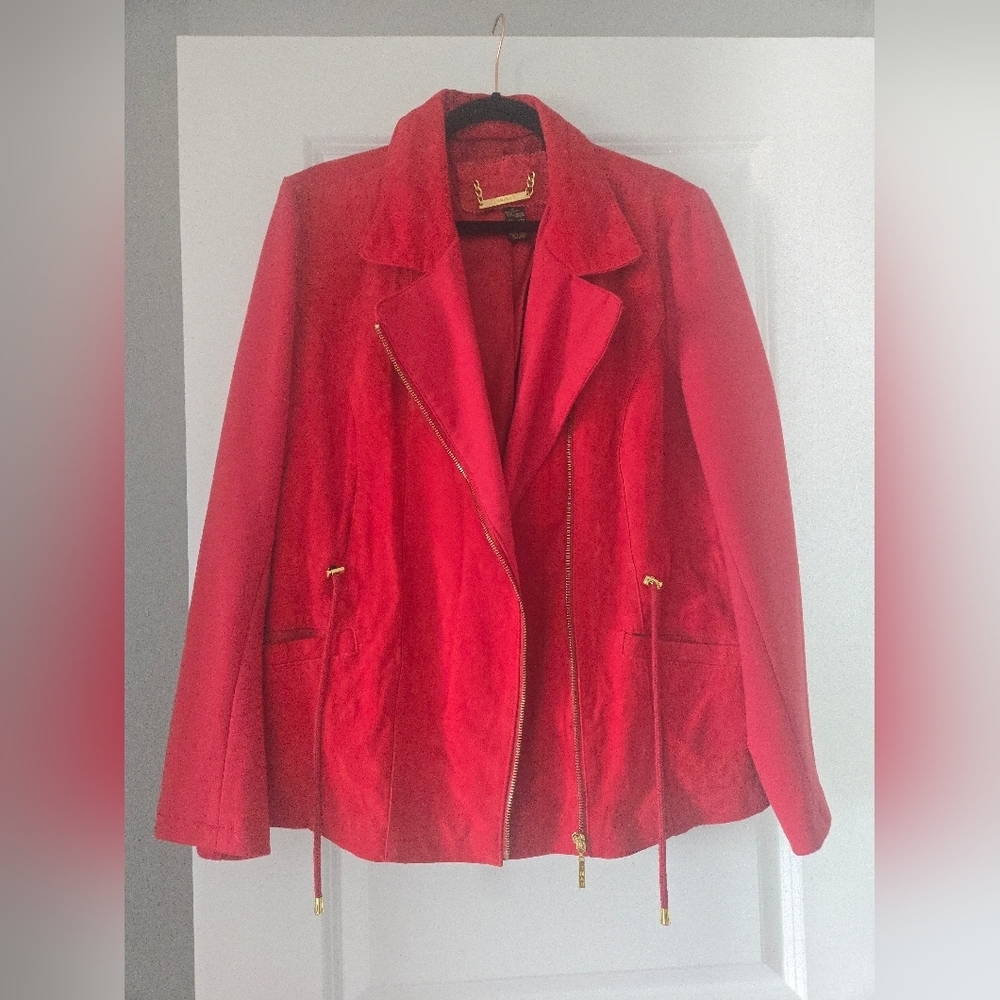 IMAN Leather‎ NWOT Women's Jacket - Picture 3 of 16